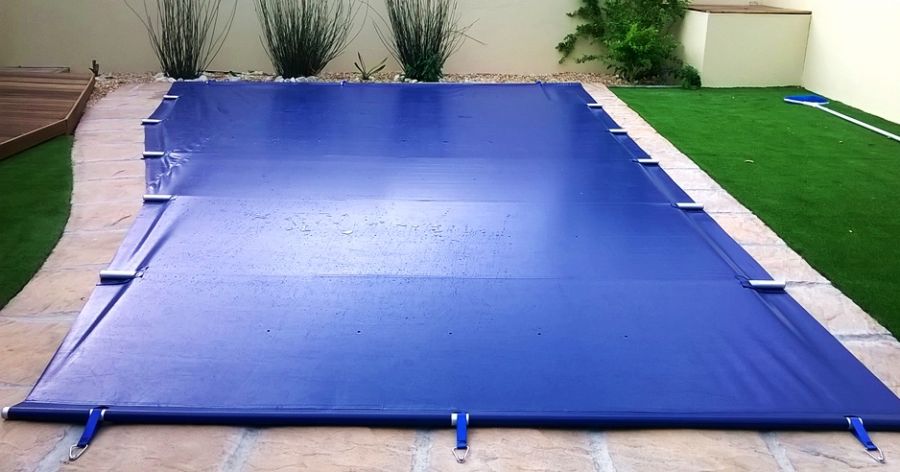 The PowerPlastics Solid Safety Cover Blue PowerPlastics Pool Covers 8 900x0 